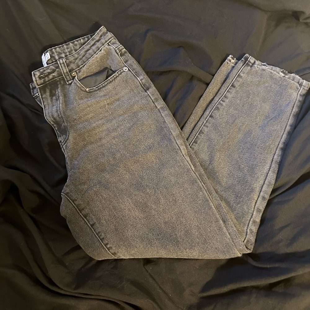 faded black jeans